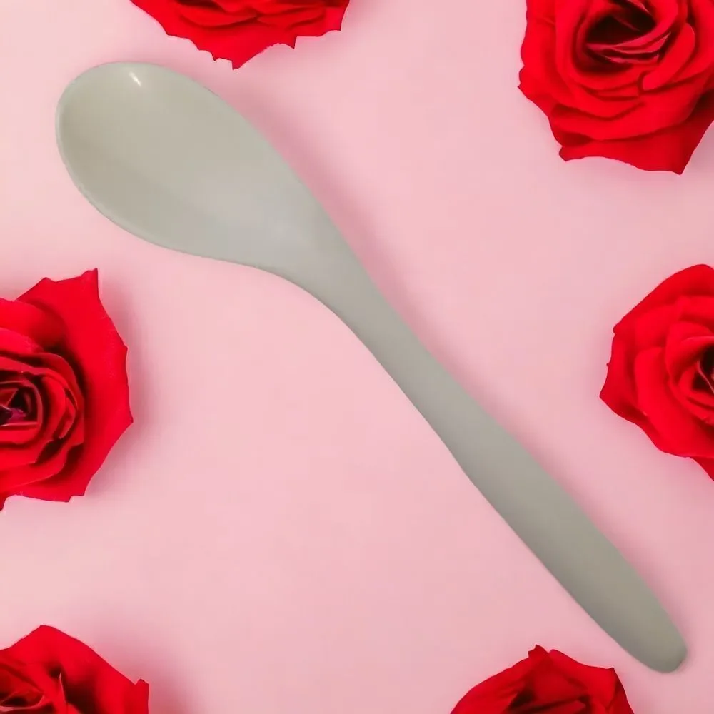 Ingrid Ltd Chicago Serving Spoon Salad White Melamine Melmac Mid Century Modern.